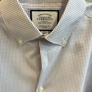 Charles Tyrwhitt NWOT Extra Slim Non-Iron Dress Shirt